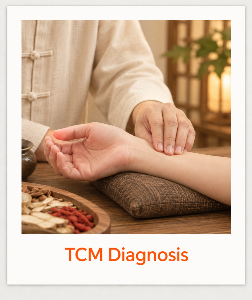 traditional pulse diagnosis poster